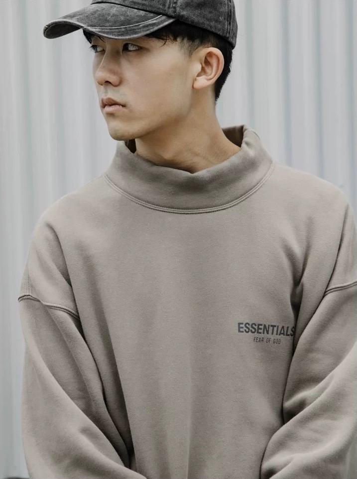 Fear Of God Essentials SS20 半高領反光Logo 衛衣