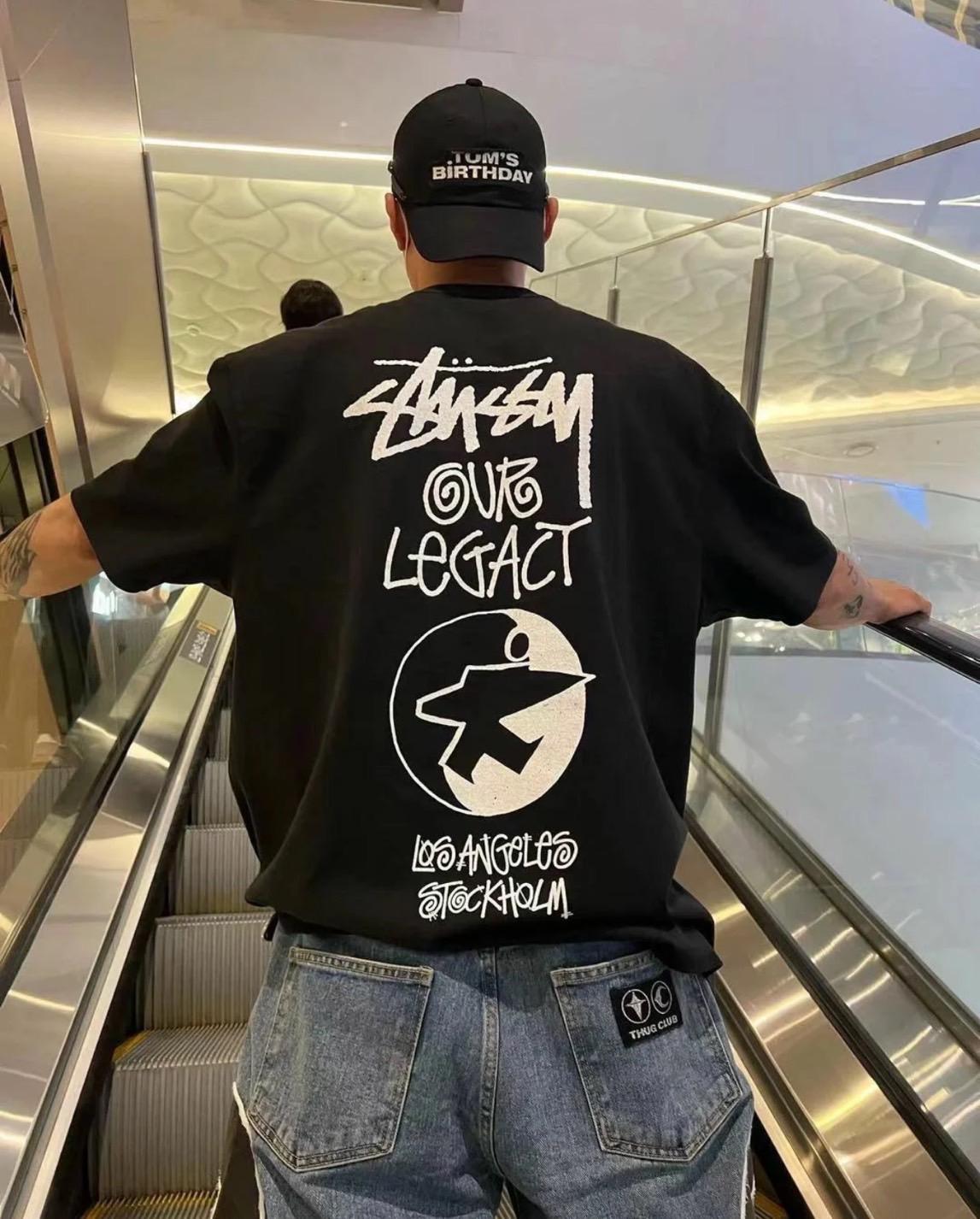 Stussy Our legacy OL SURFMAN PIG DYED 聯名短TEE