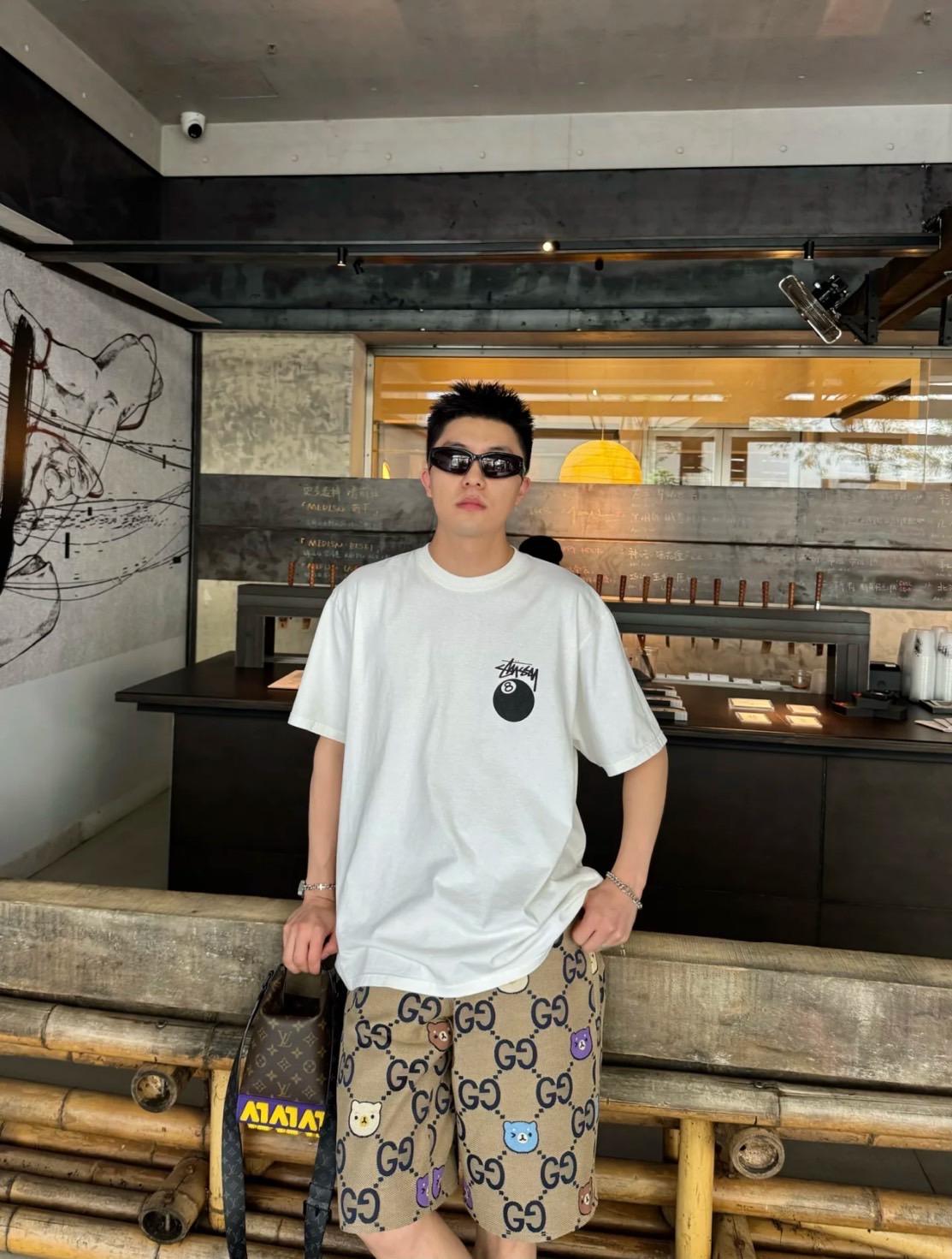 Stussy 8 Ball Pig Dyed Tee 8號球短TEE