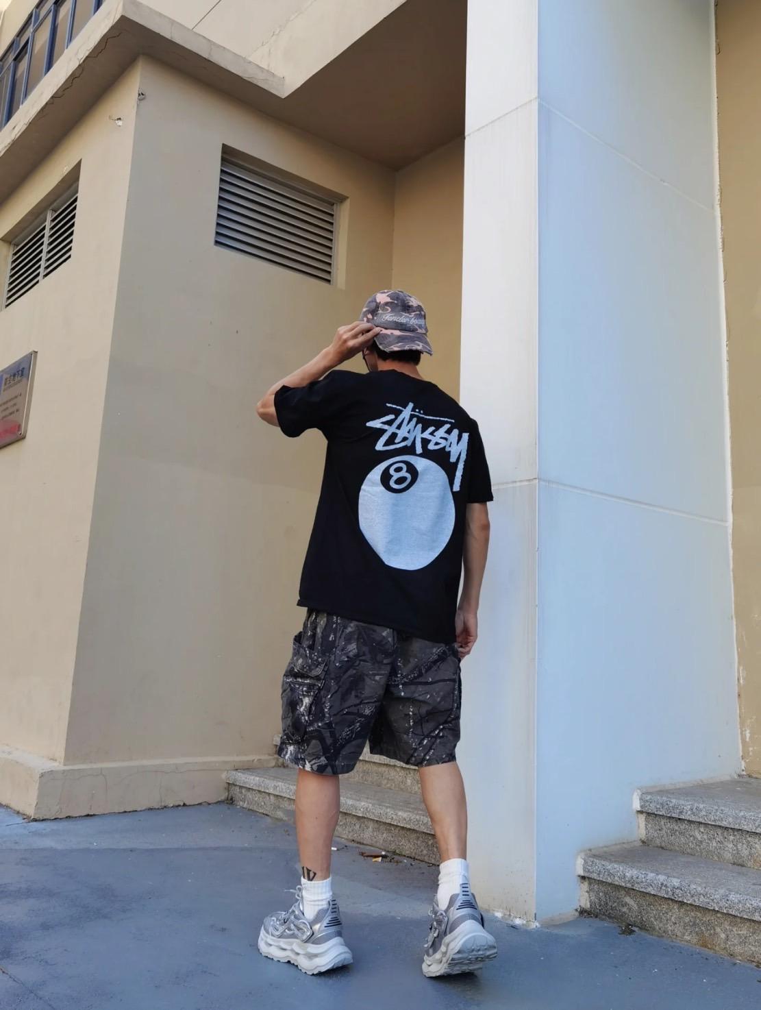 Stussy 8 Ball Pig Dyed Tee 8號球短TEE