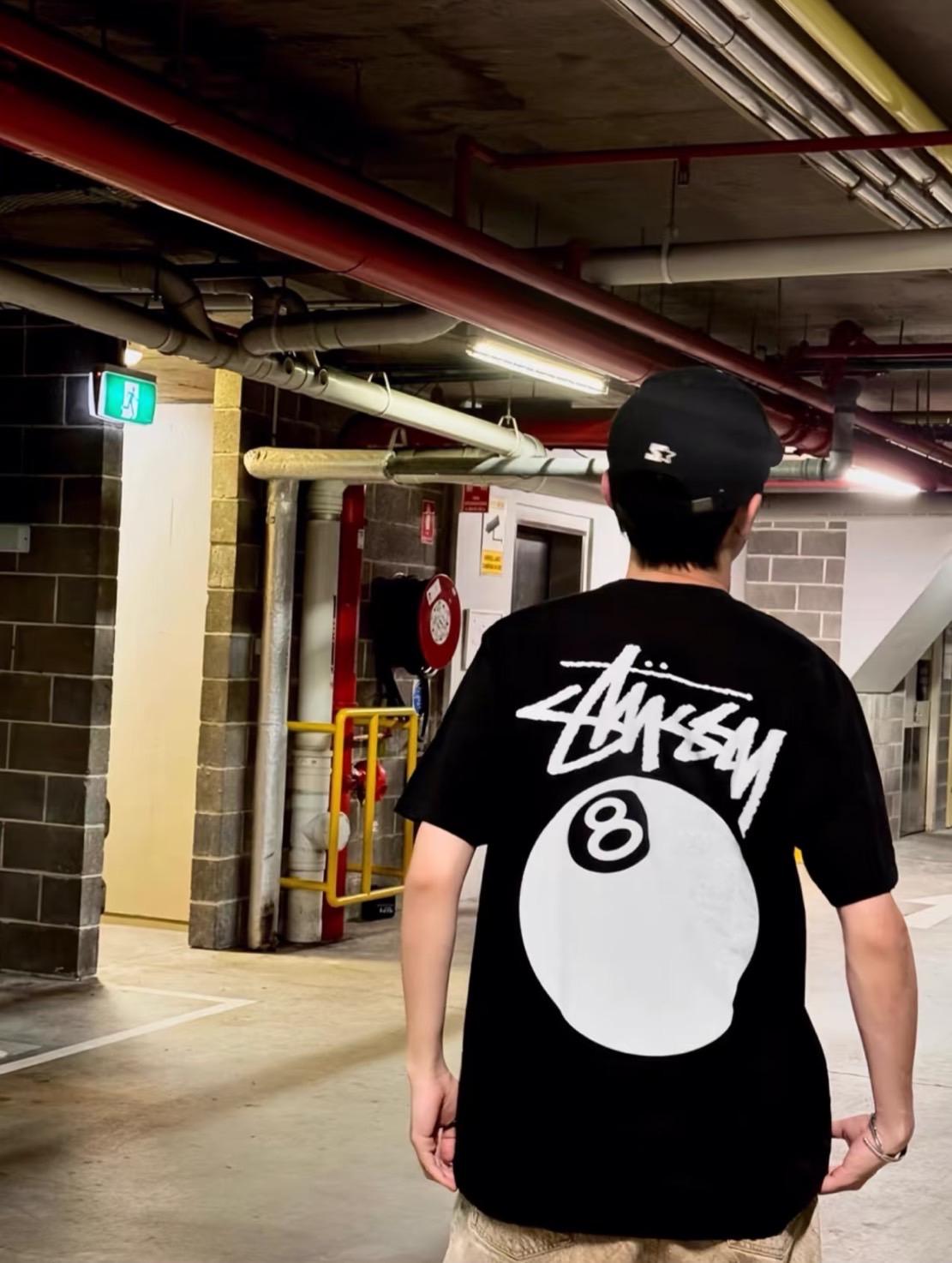 Stussy 8 Ball Pig Dyed Tee 8號球短TEE
