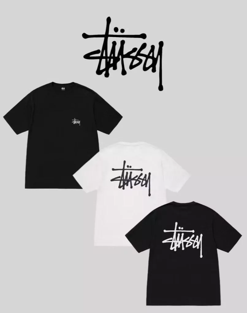 Stussy  BASIC 經典款 基本 Logo 短TEE