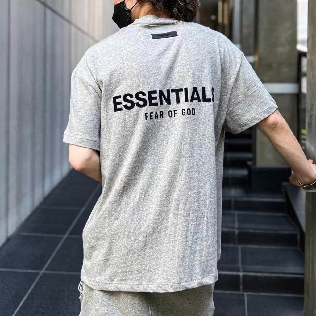 Fear Of God Essentials 22ss 前後植絨字體logo 短TEE