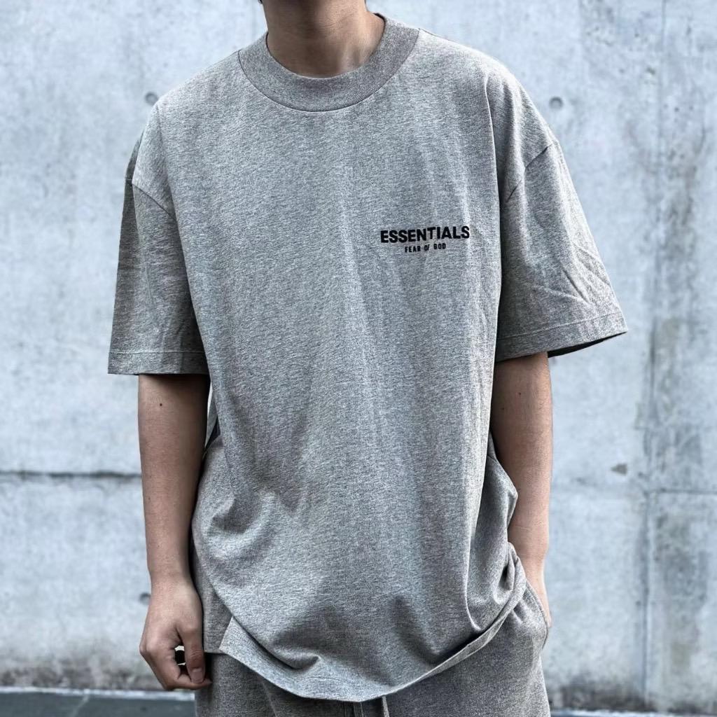 Fear Of God Essentials 22ss 前後植絨字體logo 短TEE