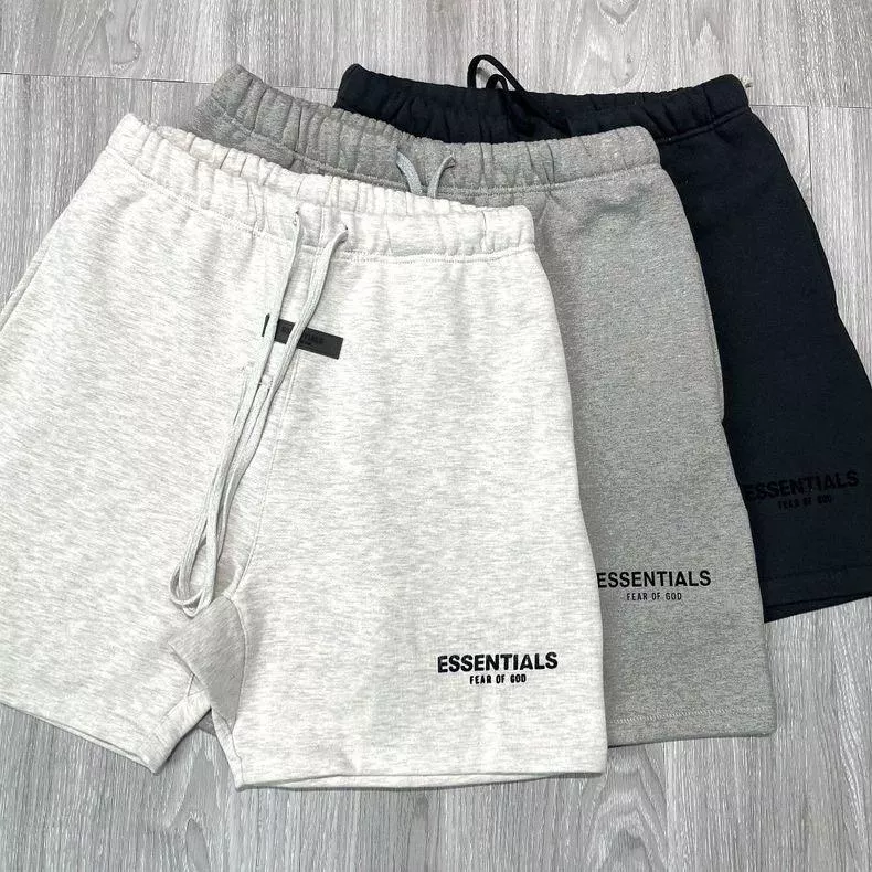 Fear of God FOG Essentials 22ss 前後植絨字體logo 短褲
