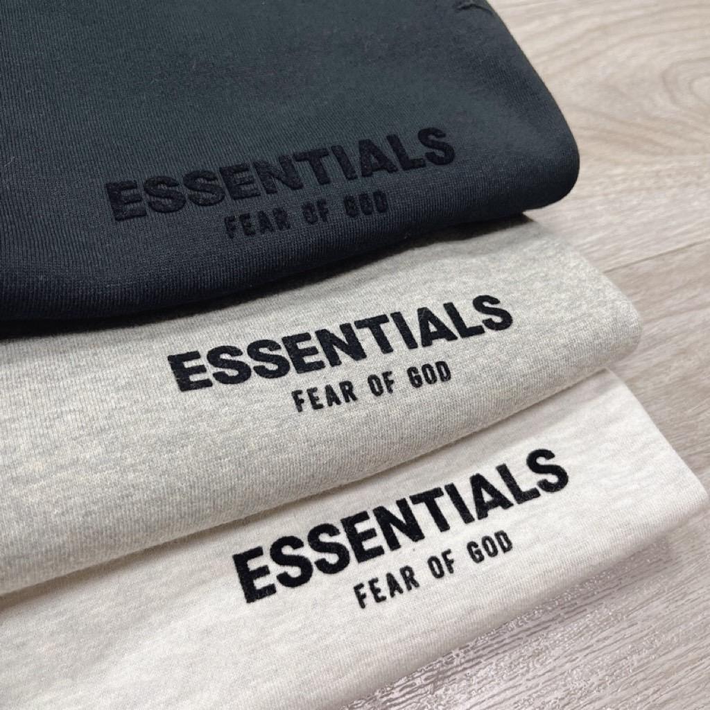 Fear of God FOG Essentials 22ss 前後植絨字體logo 短褲