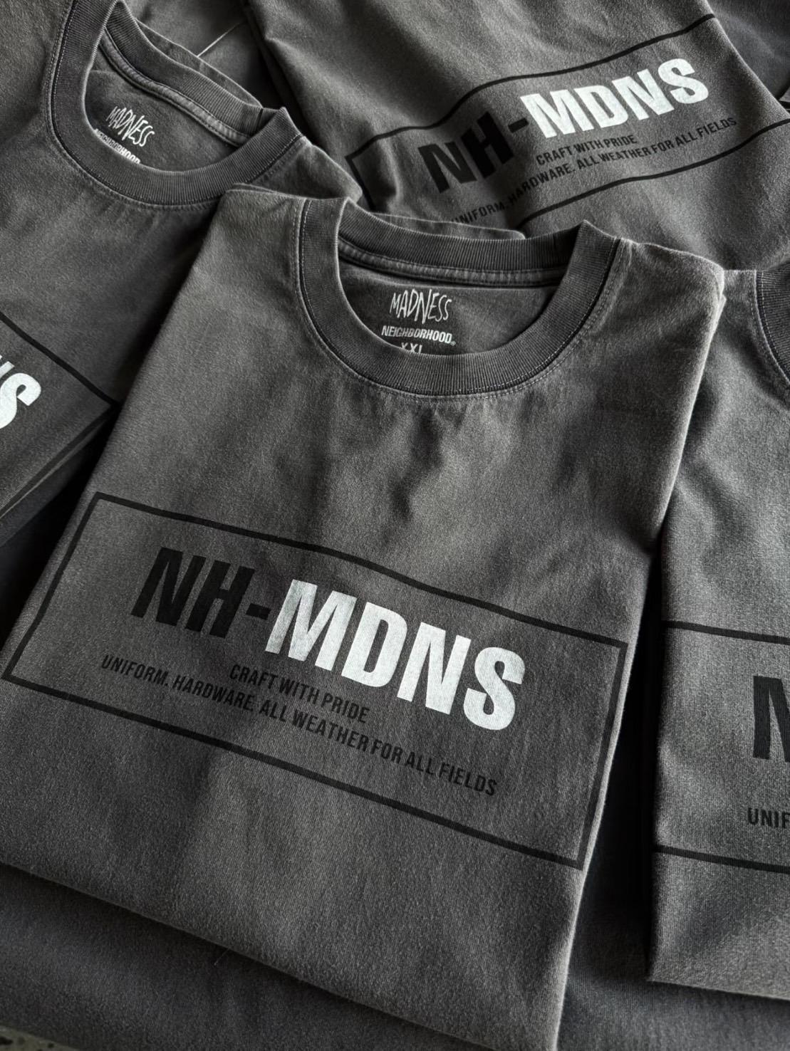 Neighborhood x Madness. 2024AWTEE SS-1 聯名 水洗短TEE