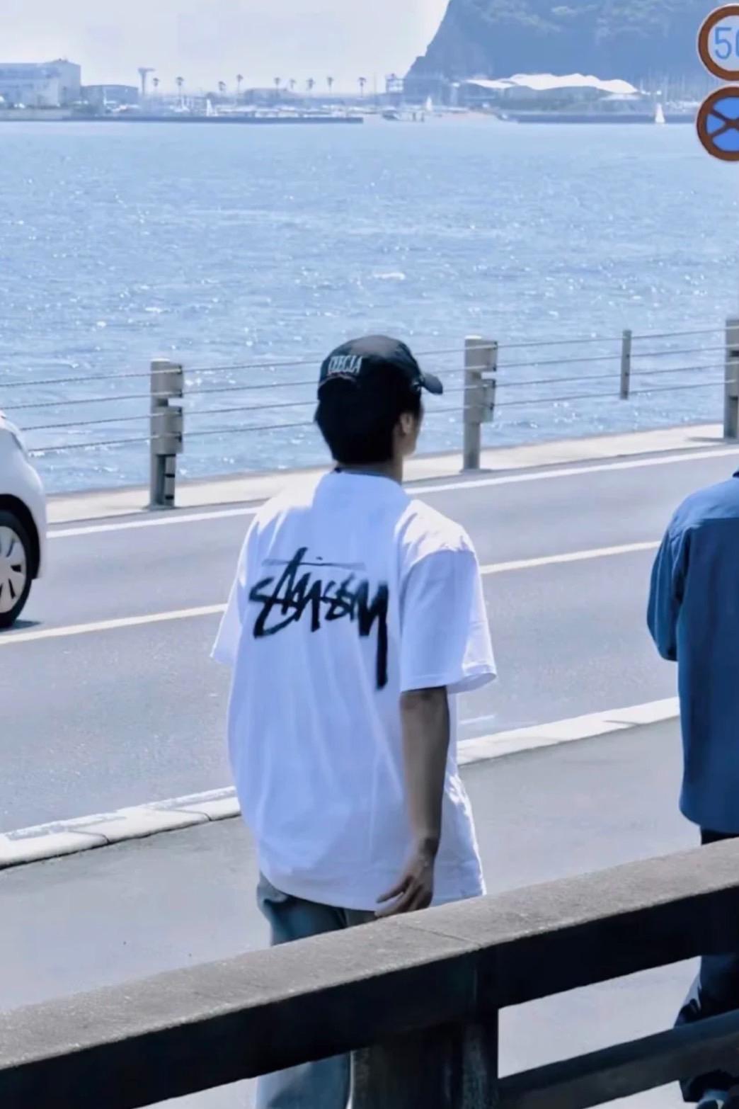 Stussy 前後暈眩Logo 短TEE