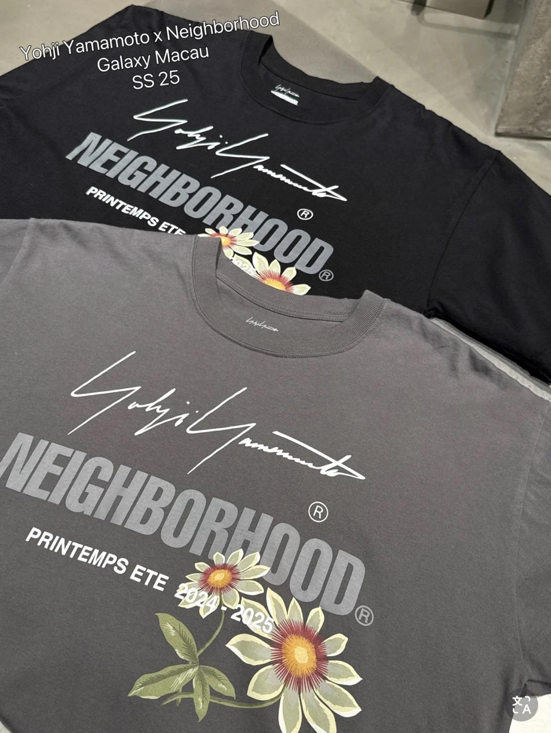 Meighborhood x Yohji Yamamoto TEE SS-1 山本耀司聯名短TEE