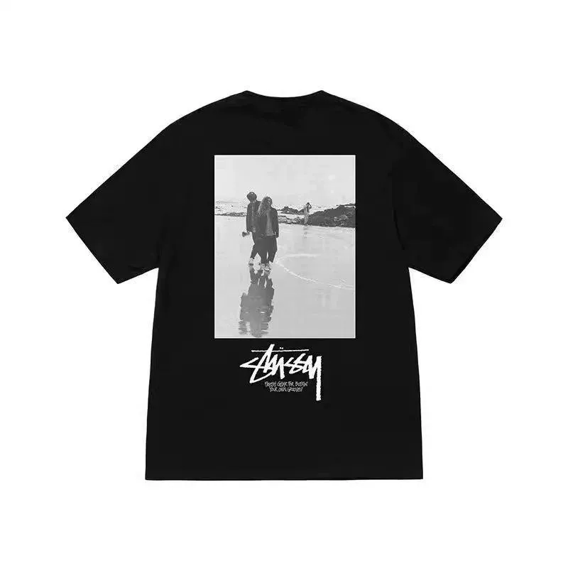 Stussy FW22 Low Tide 低潮海灘人物Logo短TEE