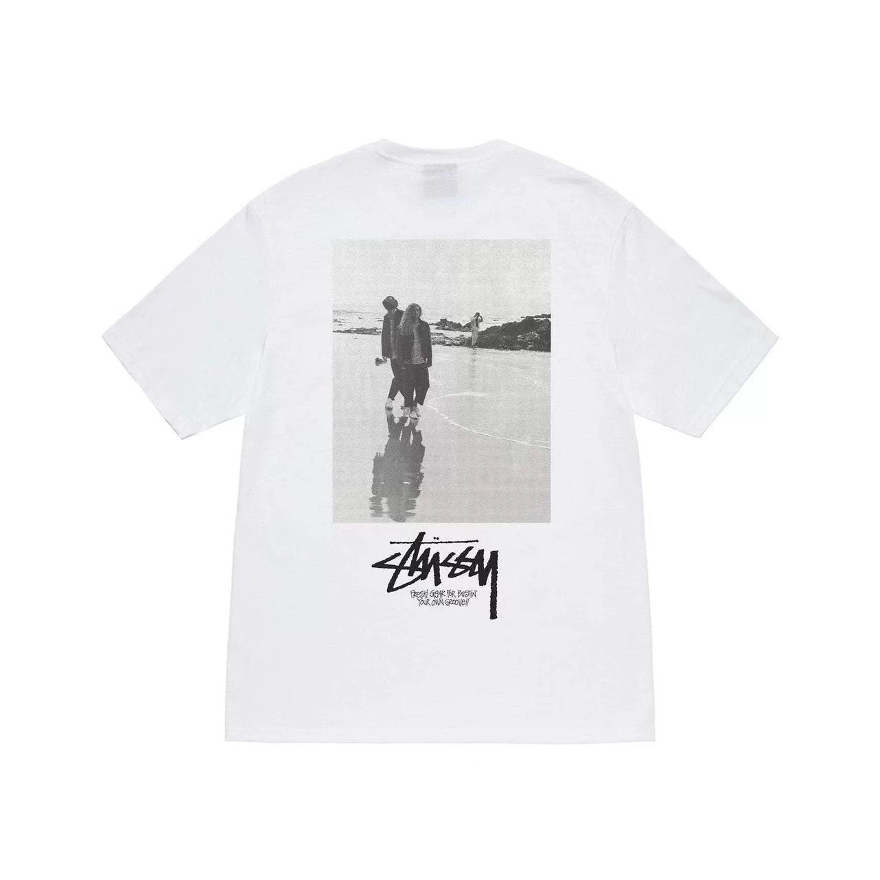 Stussy FW22 Low Tide 低潮海灘人物Logo短TEE