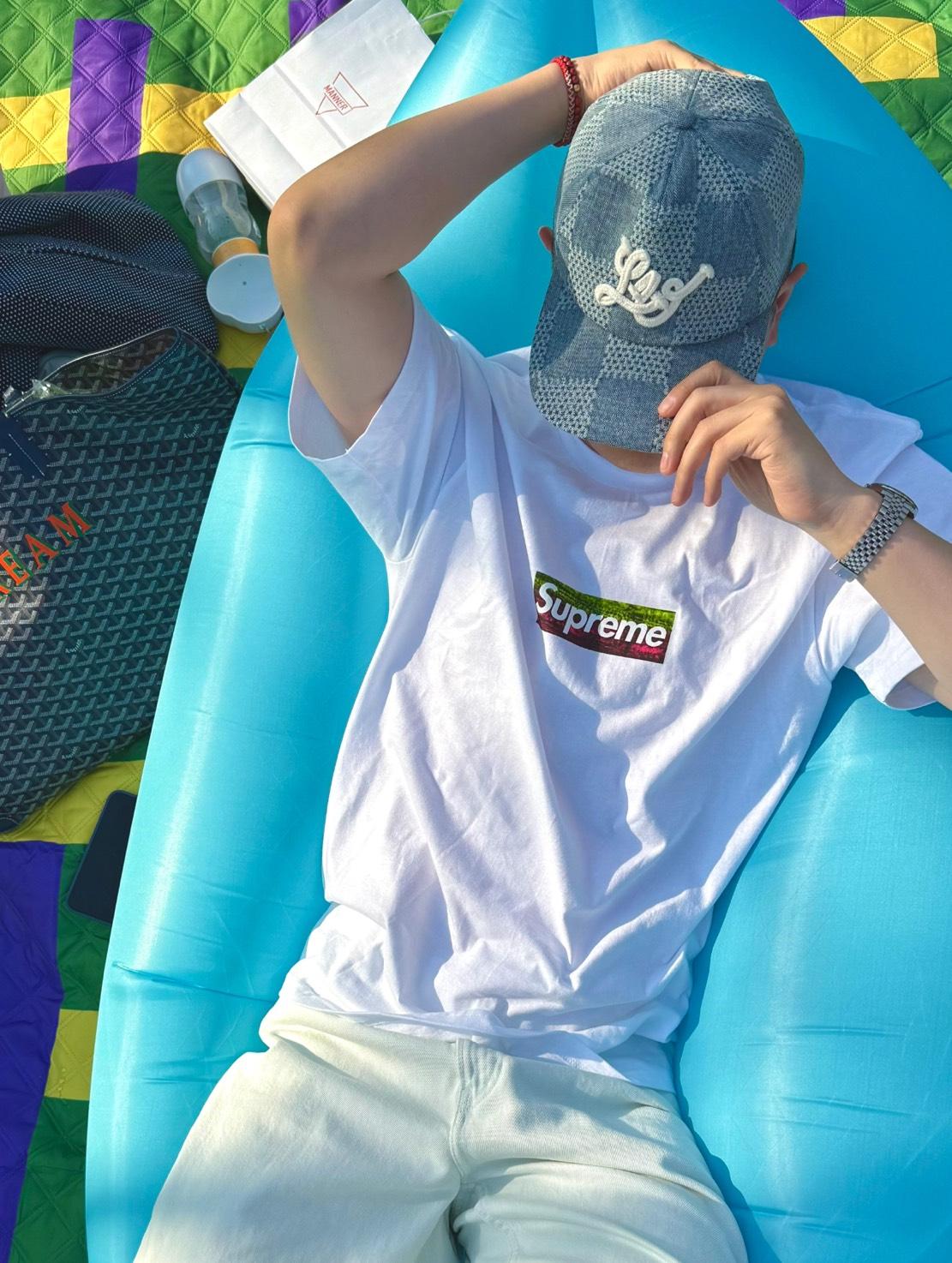 Supreme Los Angeles Fire Relief Box Logo Tee 洛杉磯賑災限量短TEE