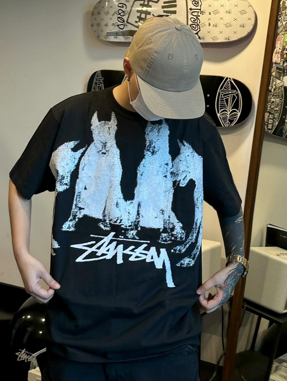 Stussy Dobermans 杜賓狗系列短TEE