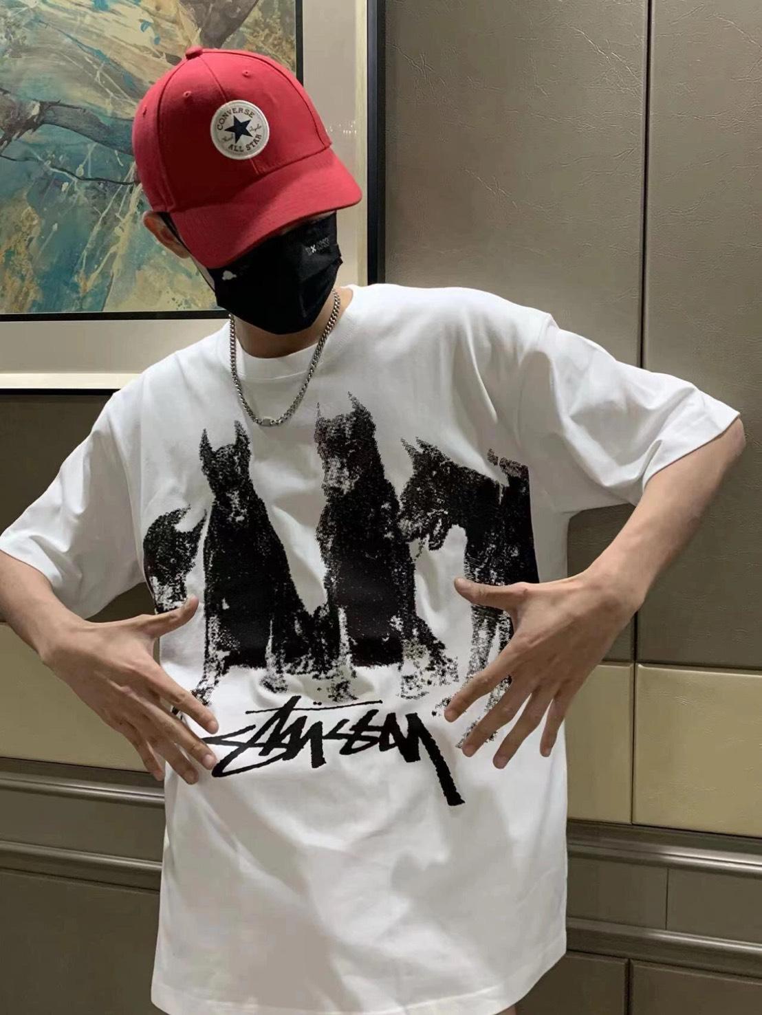 Stussy Dobermans 杜賓狗系列短TEE