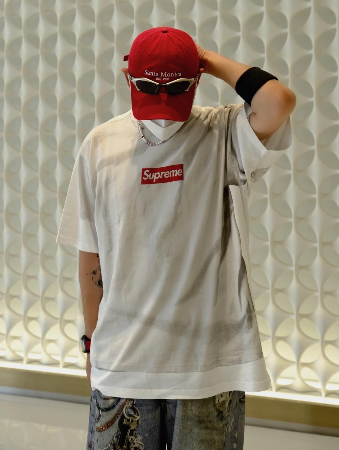 Supreme MM6 Maison Margiela Box Logo Tee 聯名TEE