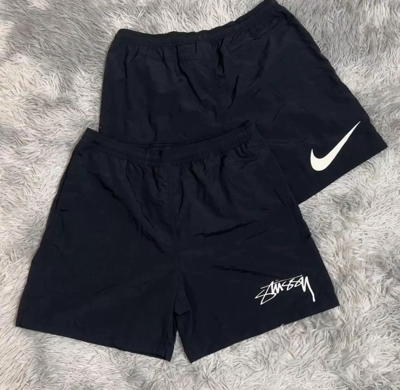 Stussy x Nike 聯名尼龍短褲