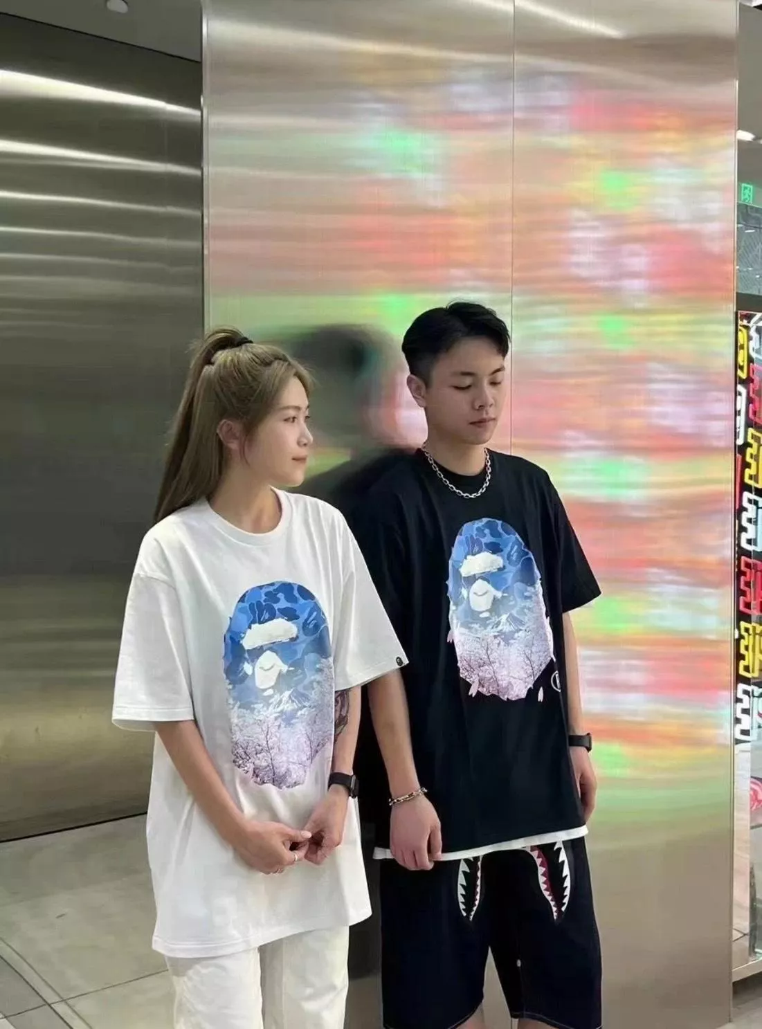 Bape SAKURA BIG APE HEAD 大猿人頭短TEE