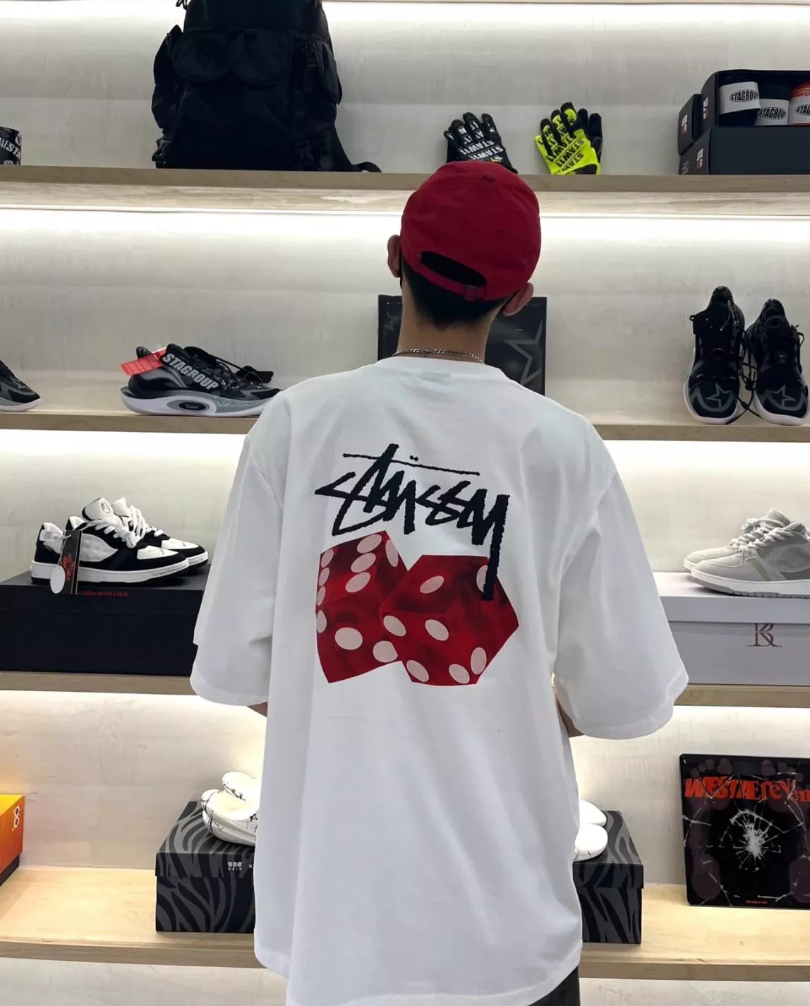 Stussy SS23 Diced Out Tee 骰子 Logo 短TEE