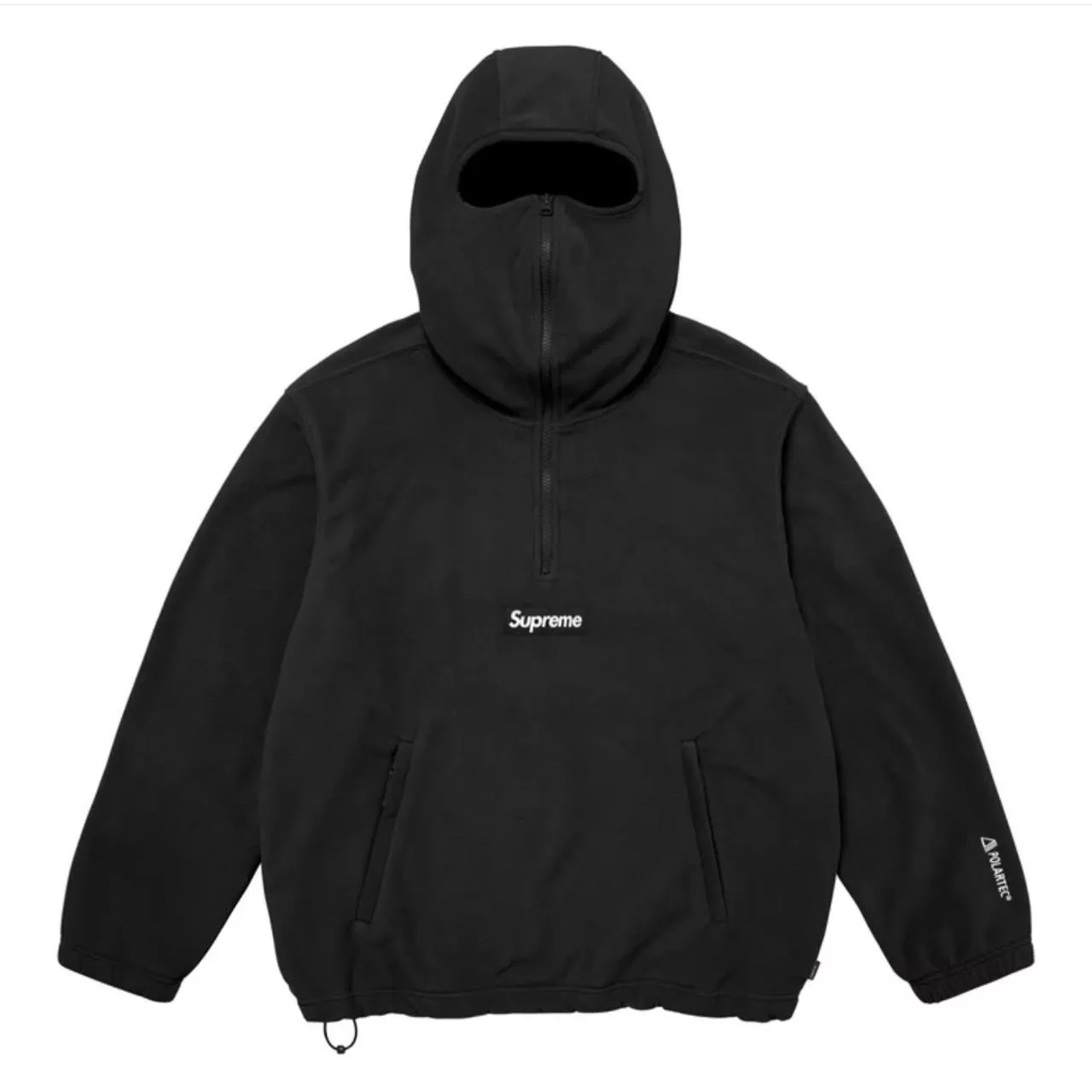 Supreme Polartec Face Mask Hoodie半拉鍊帽t