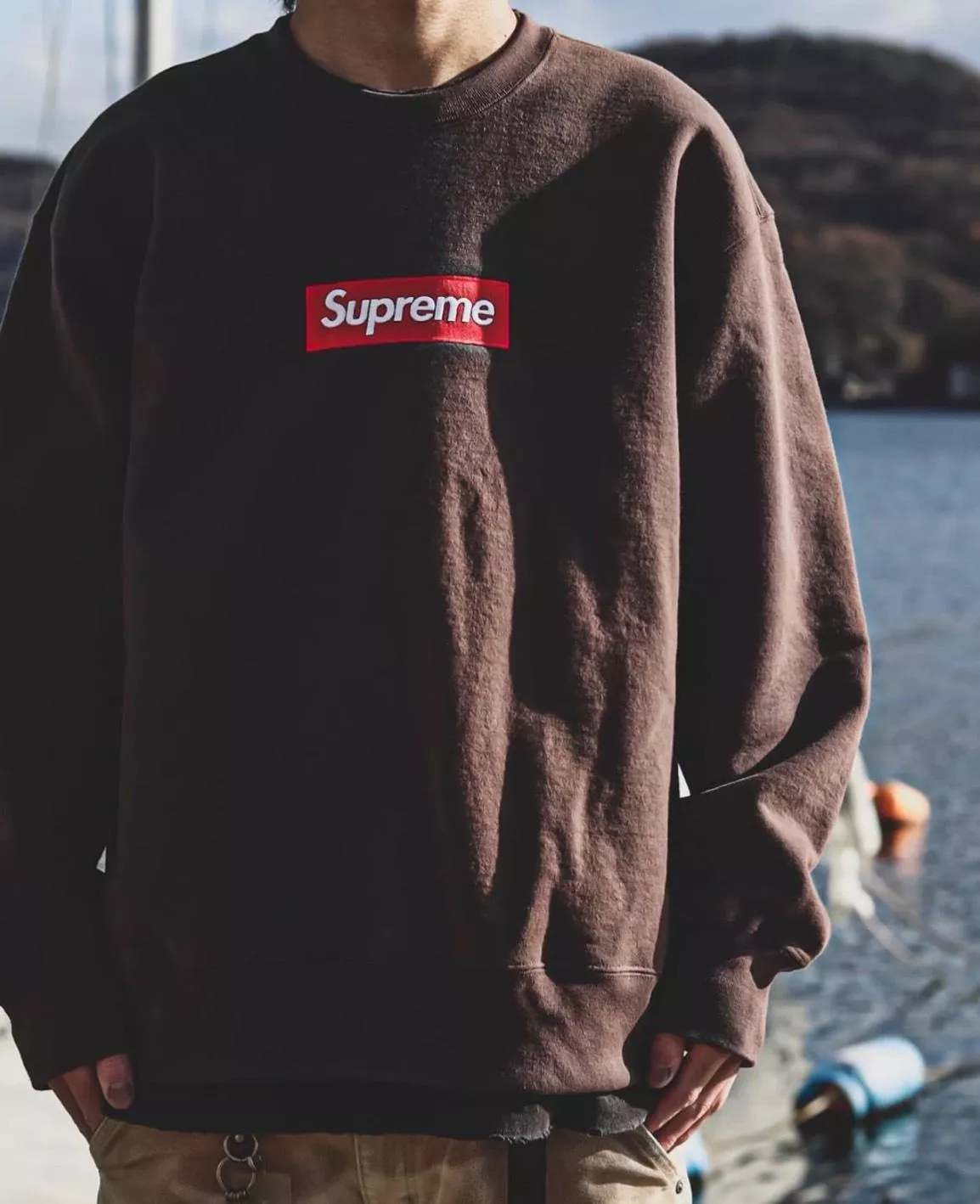 Supreme FW22 Week15系列Box Logo Crewneck 大學TEE
