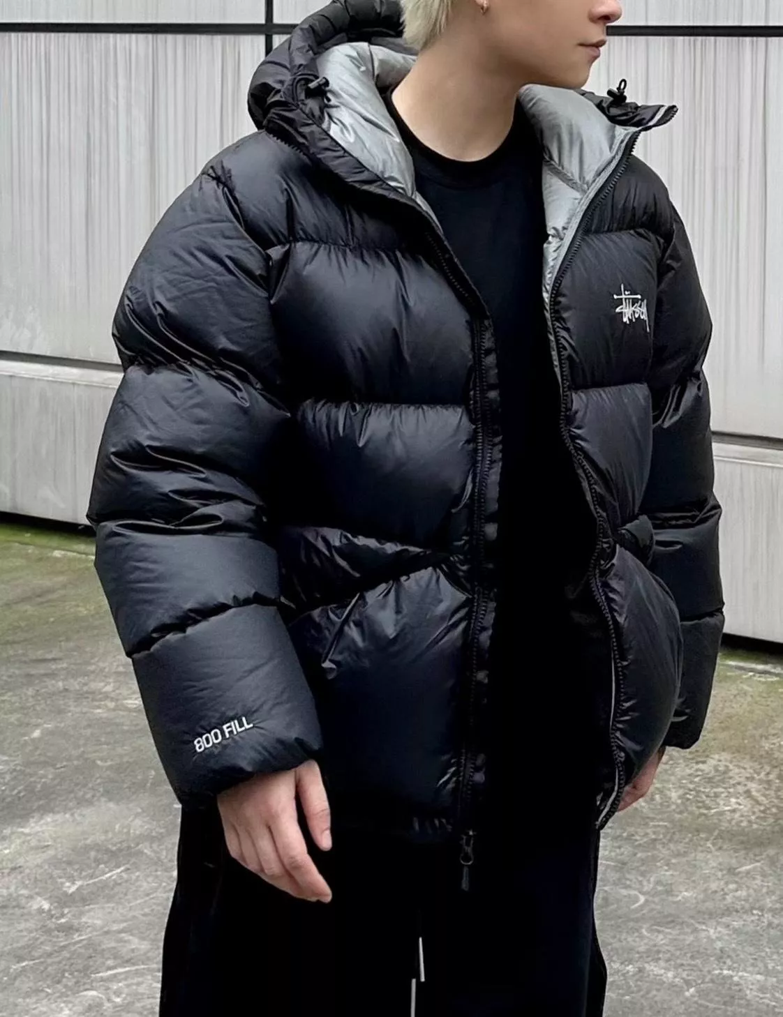 Stussy Micro Ripstop Down Parka 刷毛連帽羽絨外套