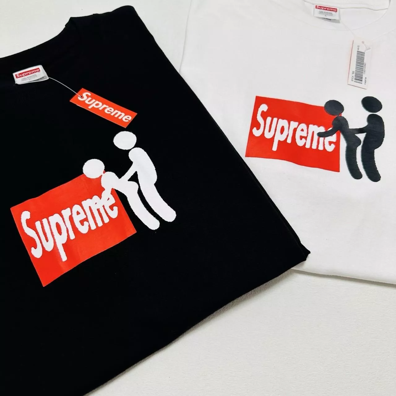 Supreme 25FW Stick Tee Box Logo惡搞短Tee