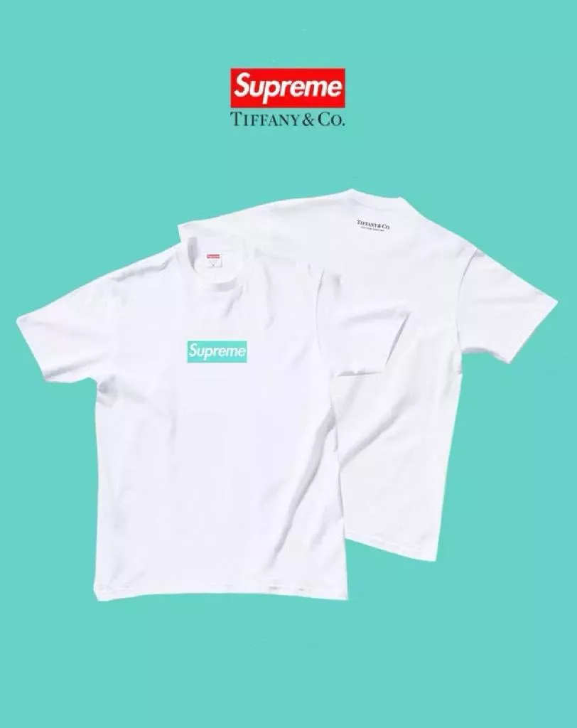 Supreme X Tiffany & Co. Box Logo 短TEE