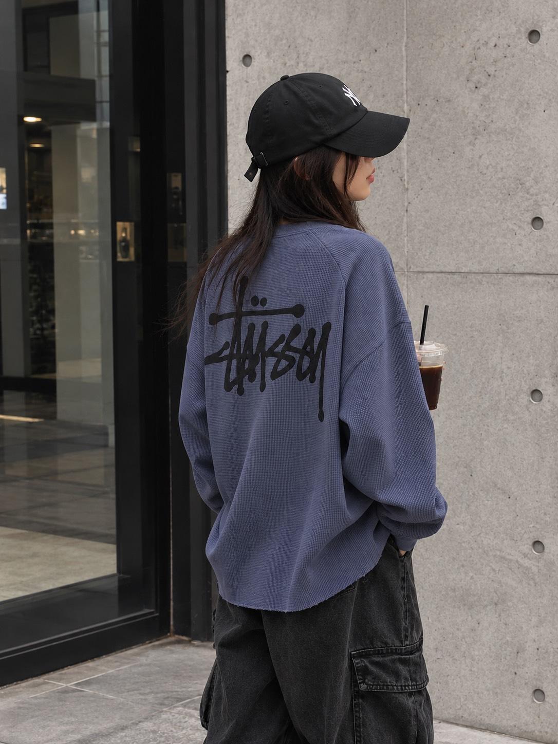 Stussy Basic Stock LS Thermal 華夫格長Tee (下單前請注意尺寸表)