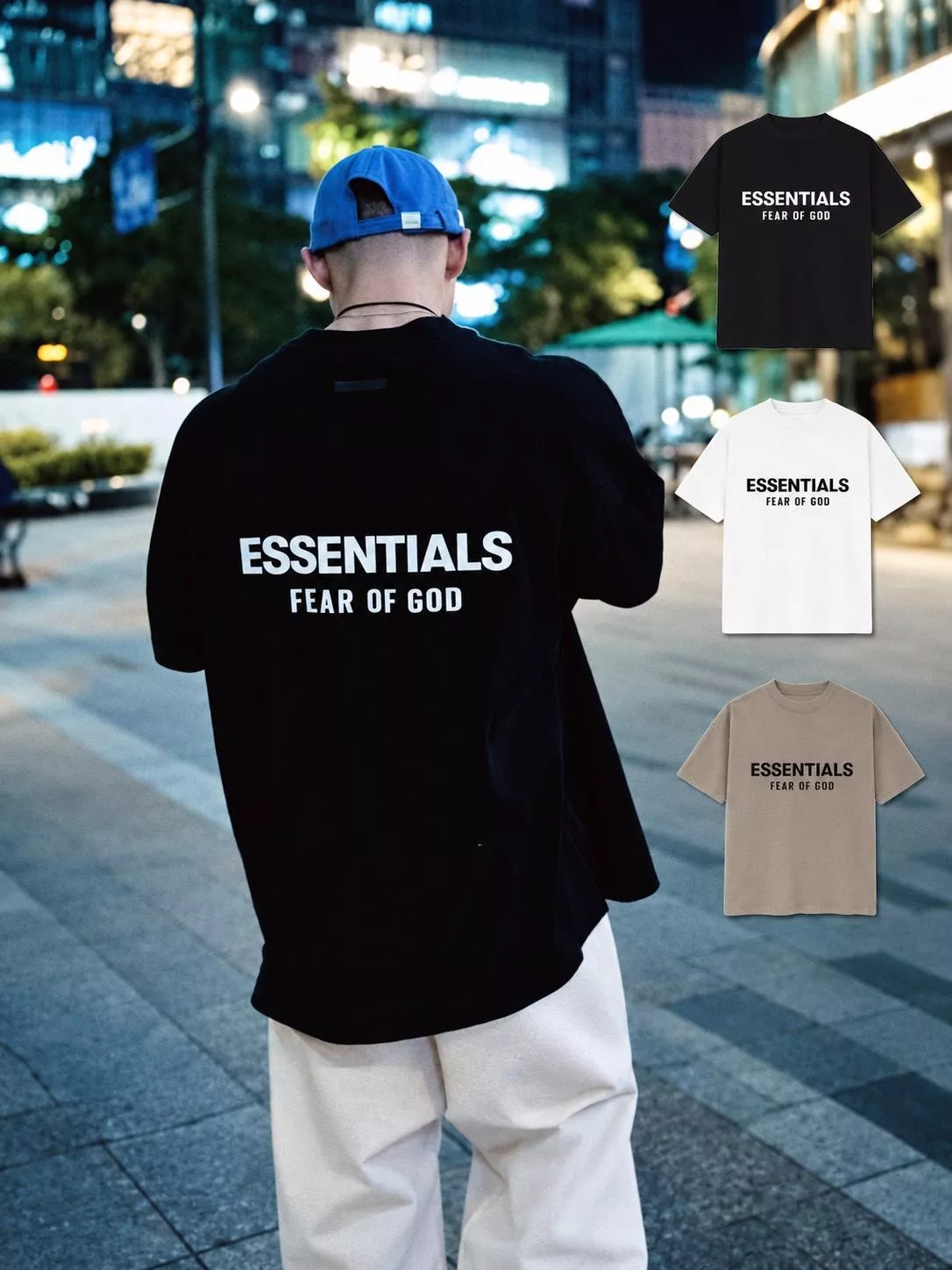 Fear of God Essentials SS25 Always On系列 前後Logo短TEE