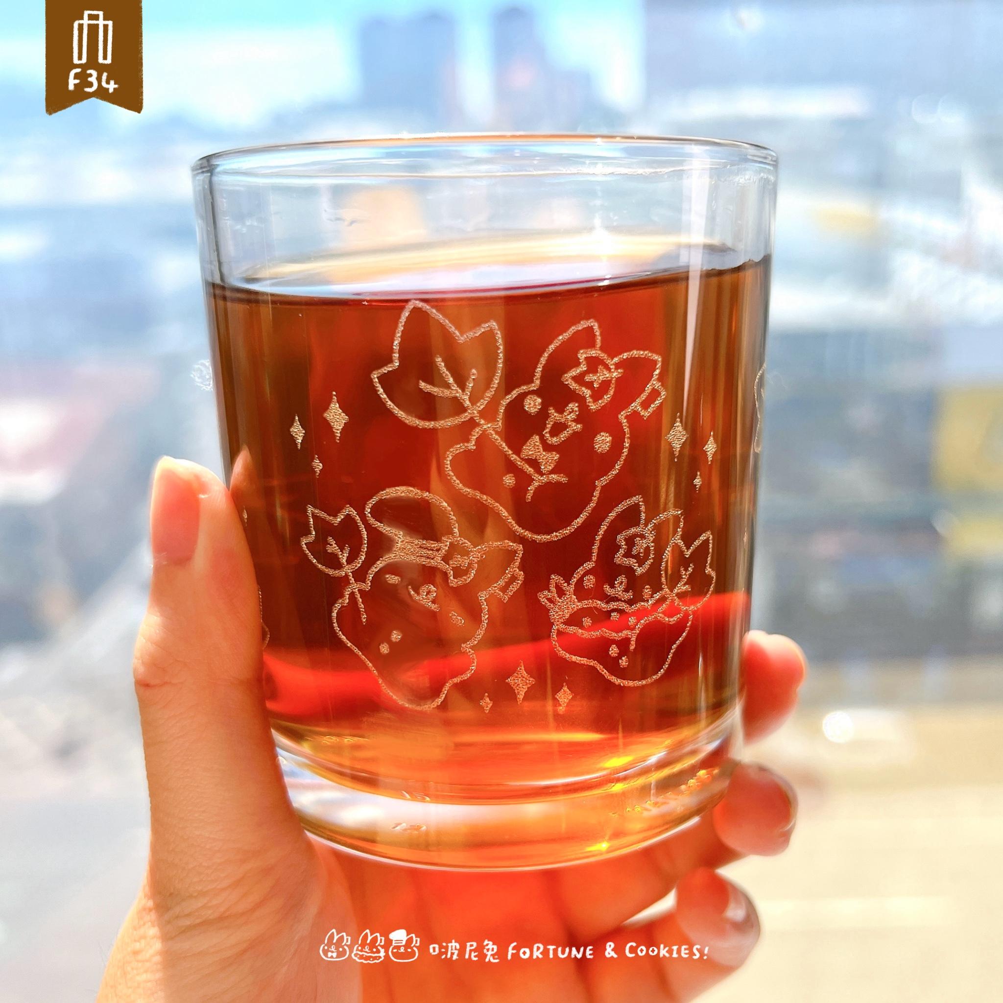 ✦啵尼兔清透玻璃冷飲杯