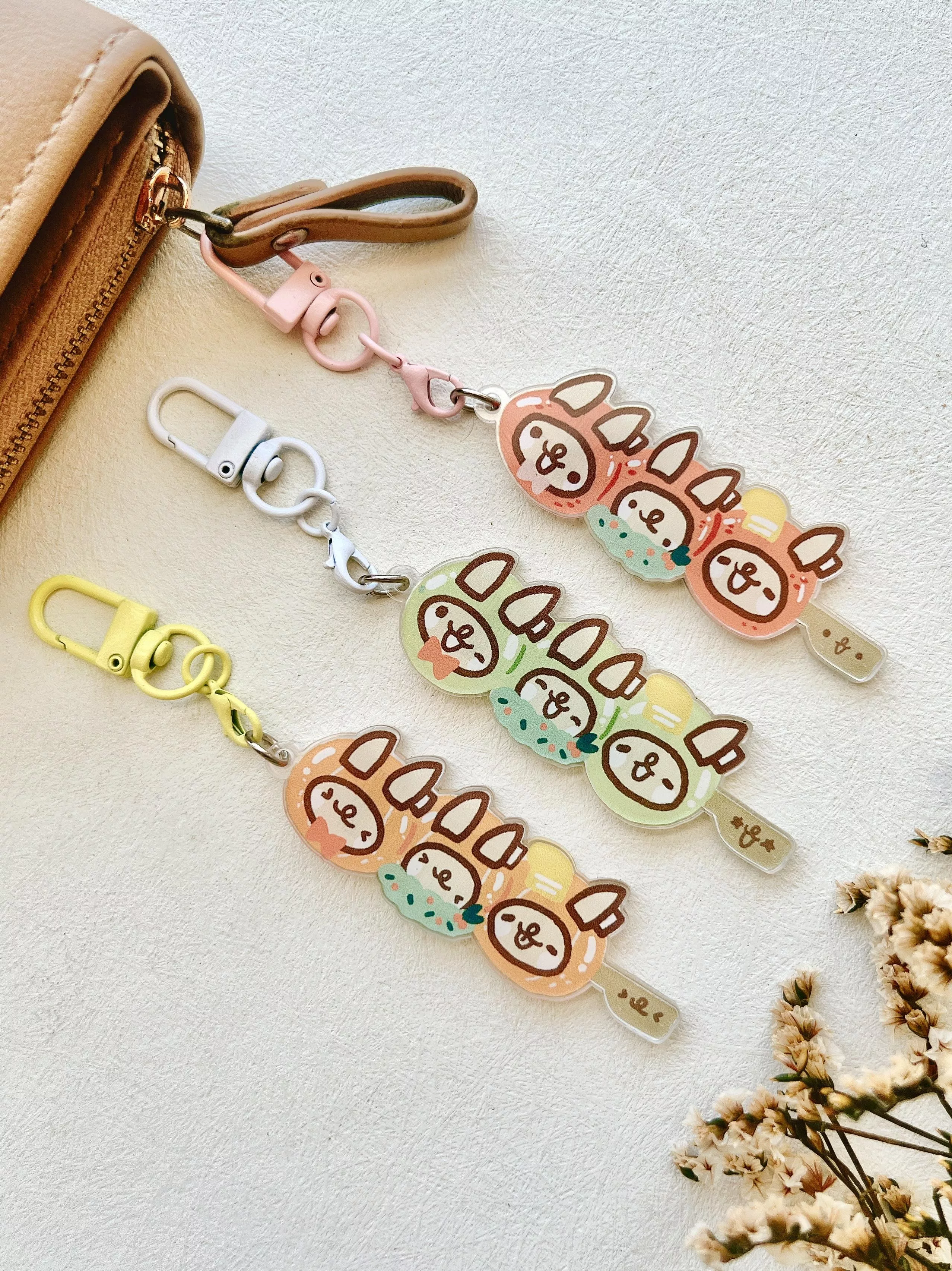 🔸預購🔸啵尼兔電子發票載具幸運吊飾-糖葫蘆系列啵尼兔電子發票載具幸運吊飾-糖葫蘆系列