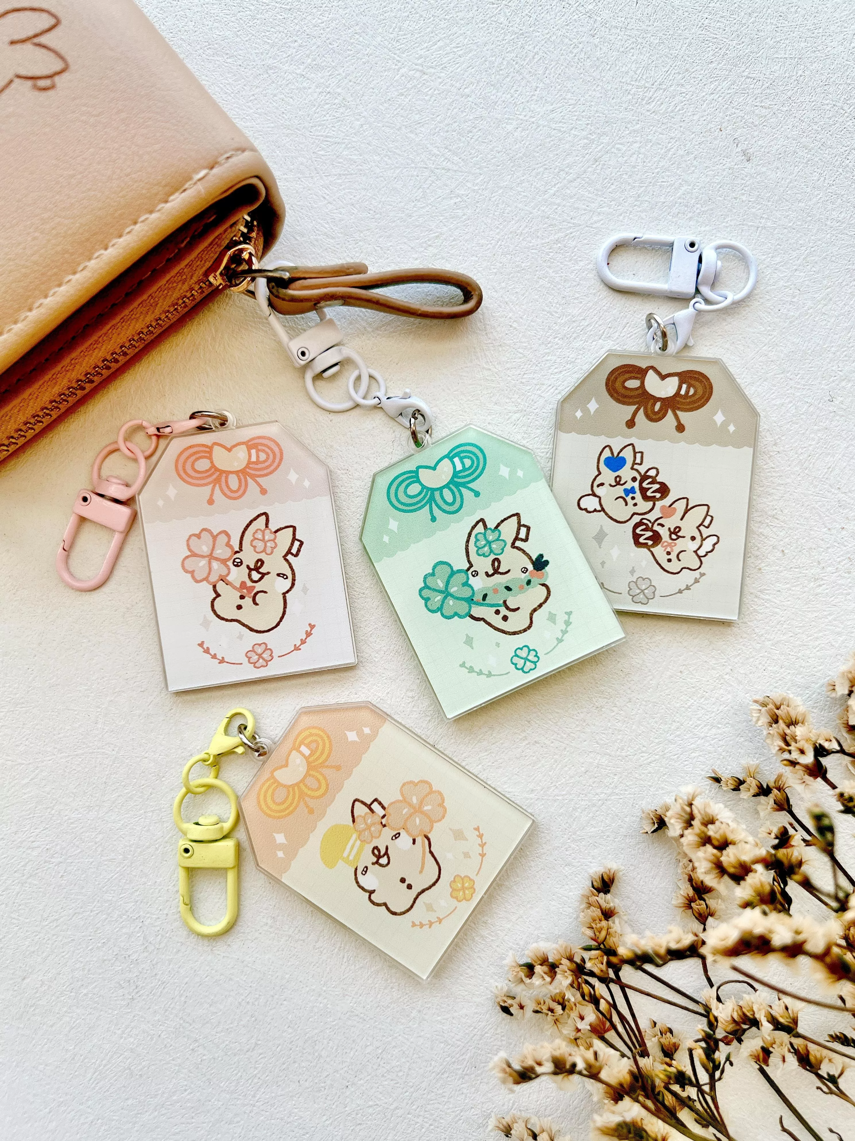 🔸預購🔸啵尼兔電子發票載具幸運吊飾-祈福御守系列