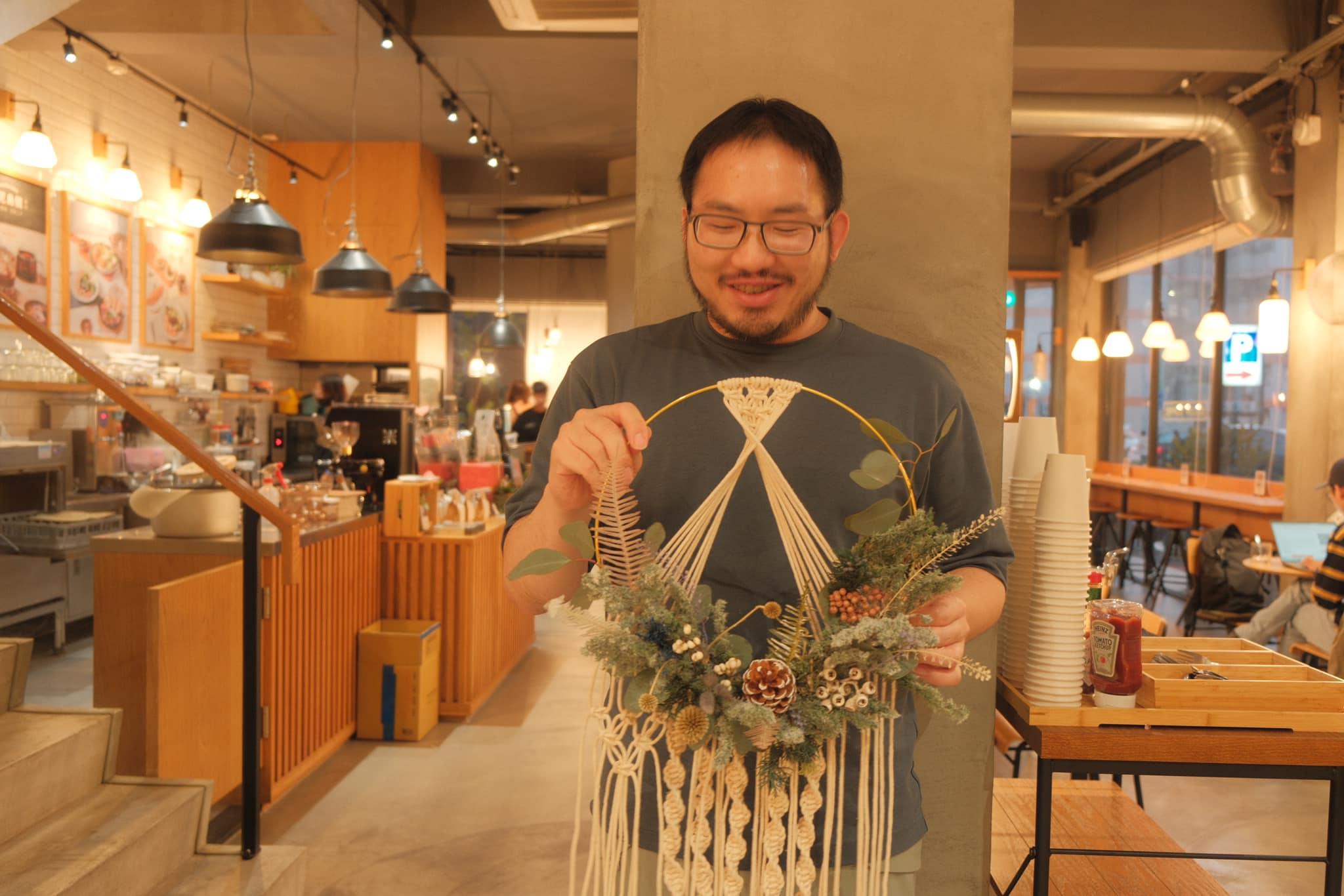 【台南課程】聖誕編織掛飾/聖誕花圈