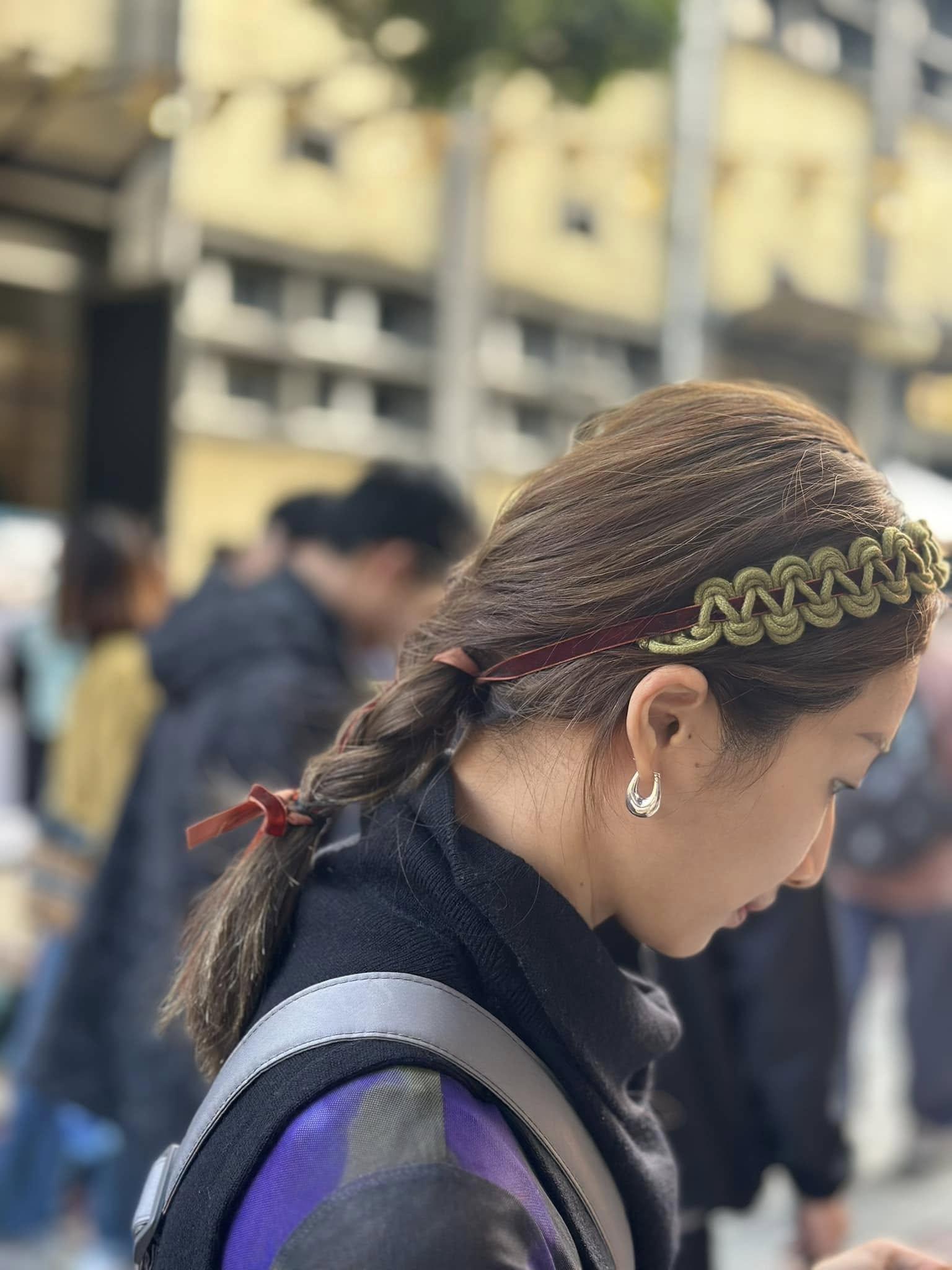 法式編織髮帶