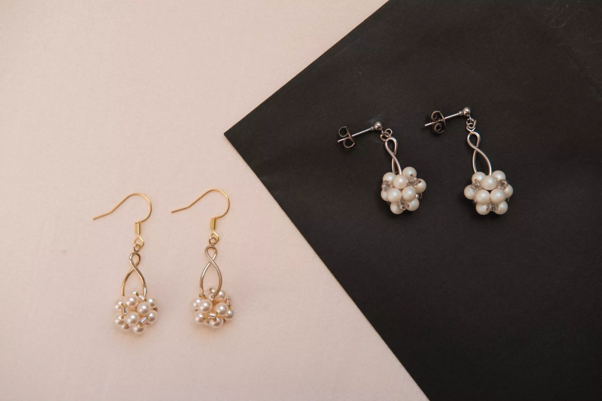 珠寶編織耳環/可改夾/流金年代