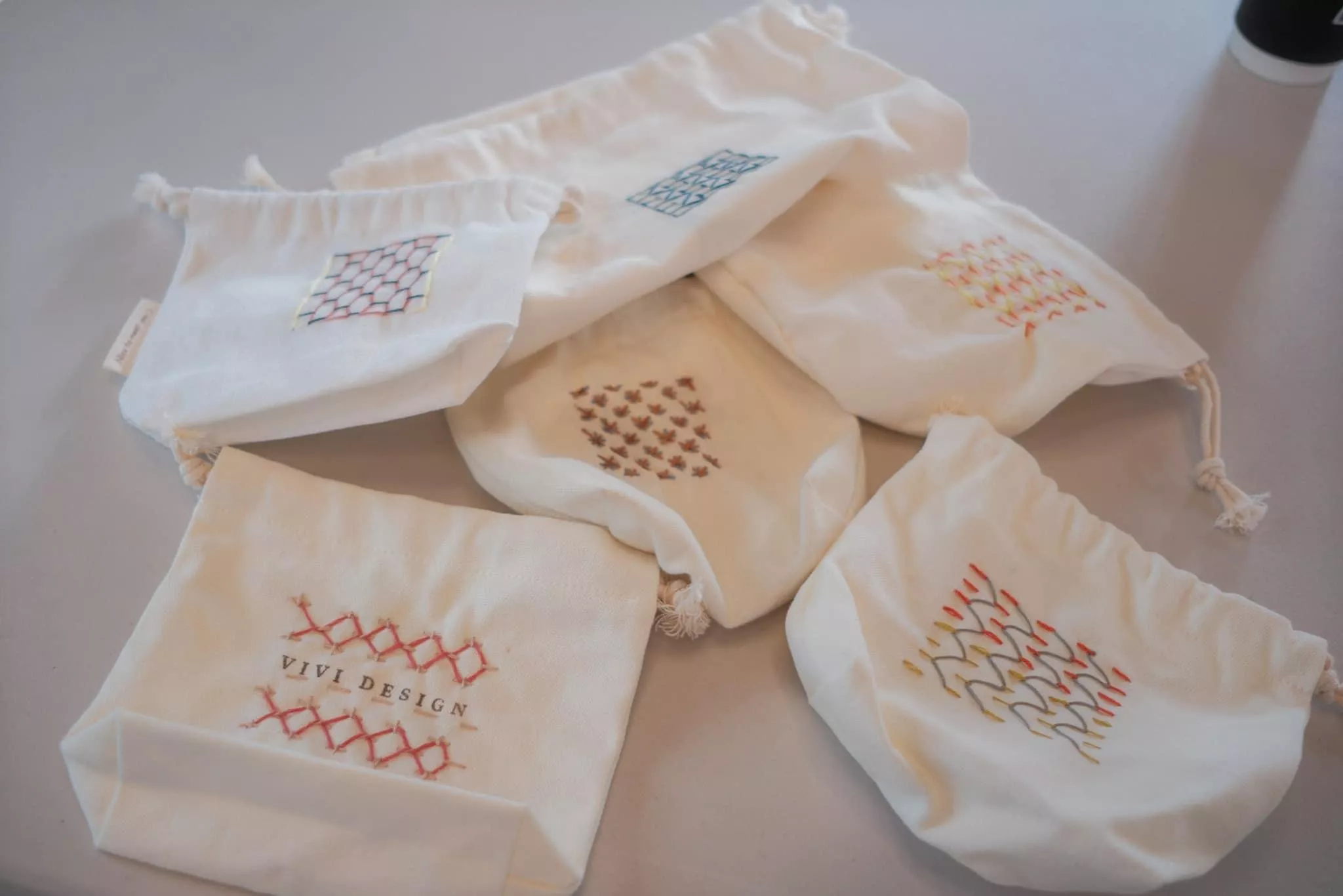 【團體課程】刺子繡包包-刺繡袋
