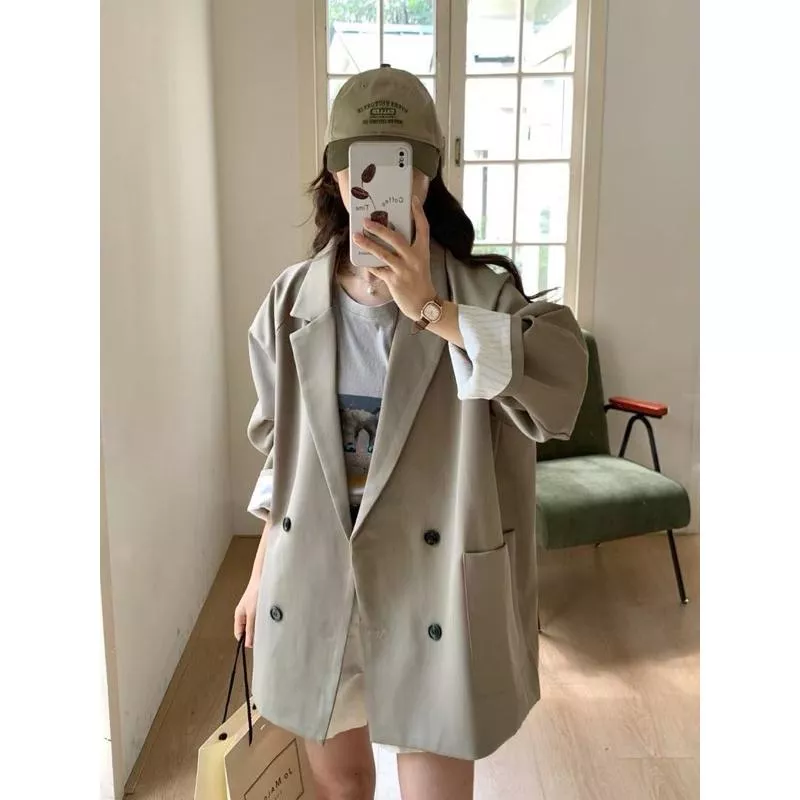 ʀ.ᴄʜ 韓-直紋內裏西裝外套 OL上班（新增秋冬新色）