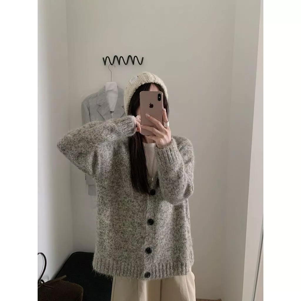 ʀ.ᴄʜ 🇰🇷韓秋冬款❄️混紗排釦毛衣外套