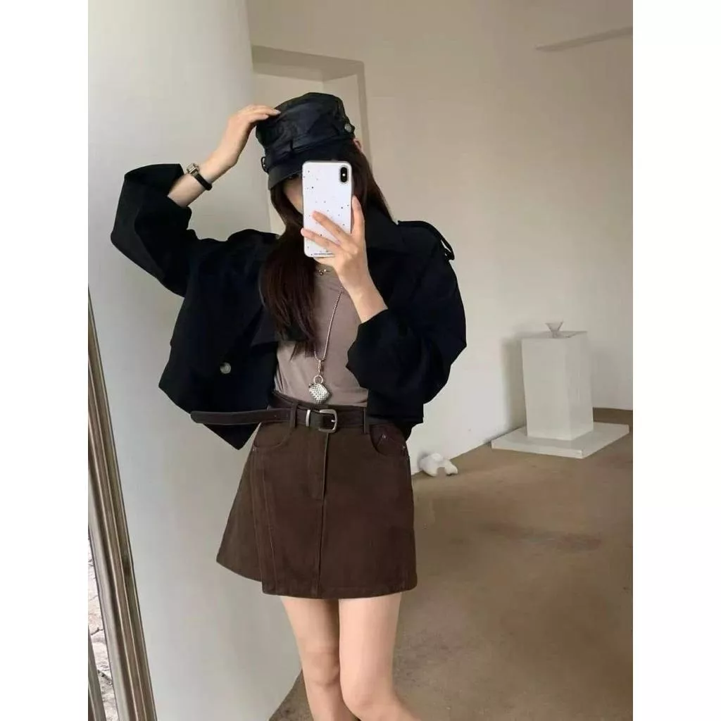 ʀ.ᴄʜ 斜片造型褲裙 秋冬必備