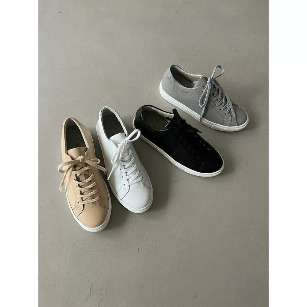 🇰🇷正韓東大門（真）牛皮風靡經典綁帶軟Q休閒鞋