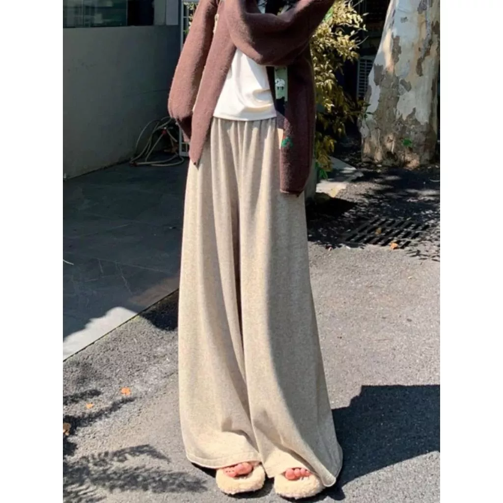 ʀ.ᴄʜ 秋冬不可少羊絨針織寬褲