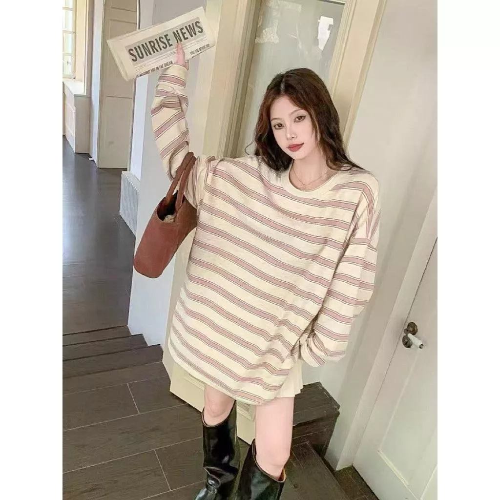 ʀ.ᴄʜ 韓版橫條失蹤大T