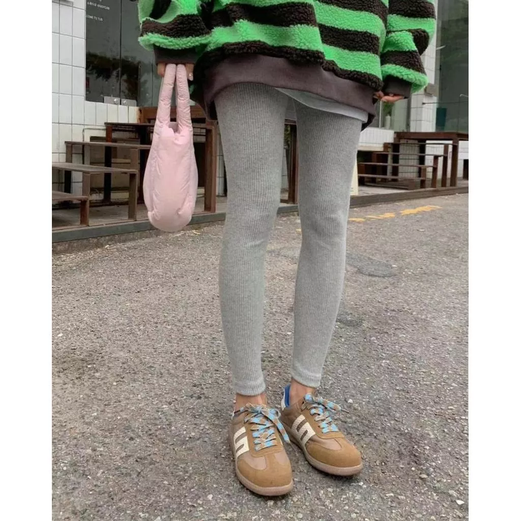 ʀ.ᴄʜ 外磨毛羅紋內搭褲