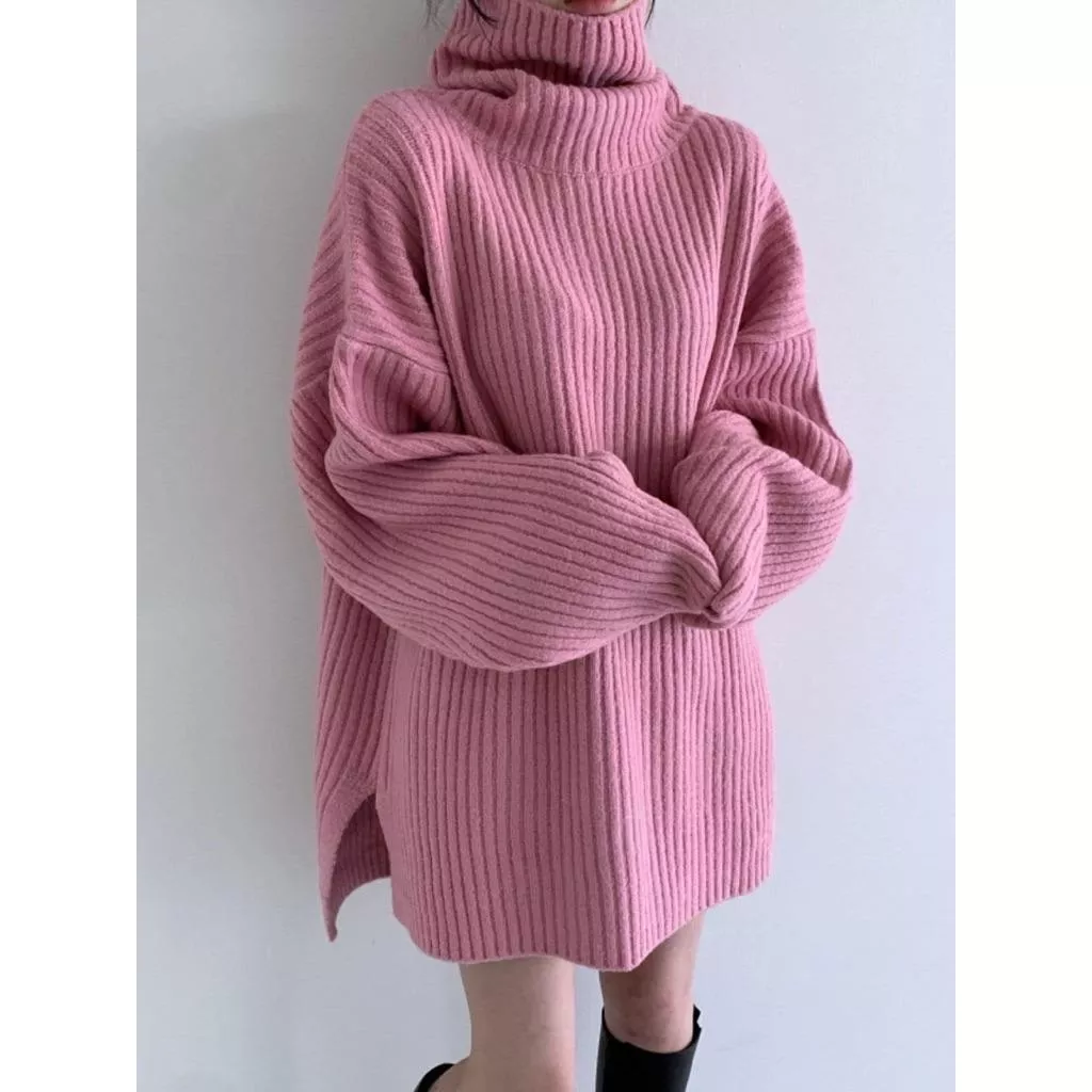 ʀ.ᴄʜ 高領開叉針織上衣