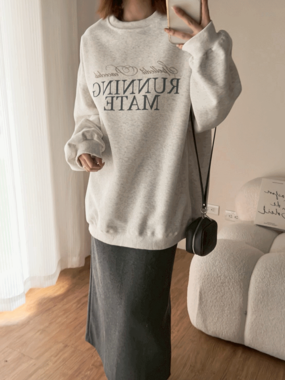 ʀ.ᴄʜ 復合洗水棉英文懷舊大T