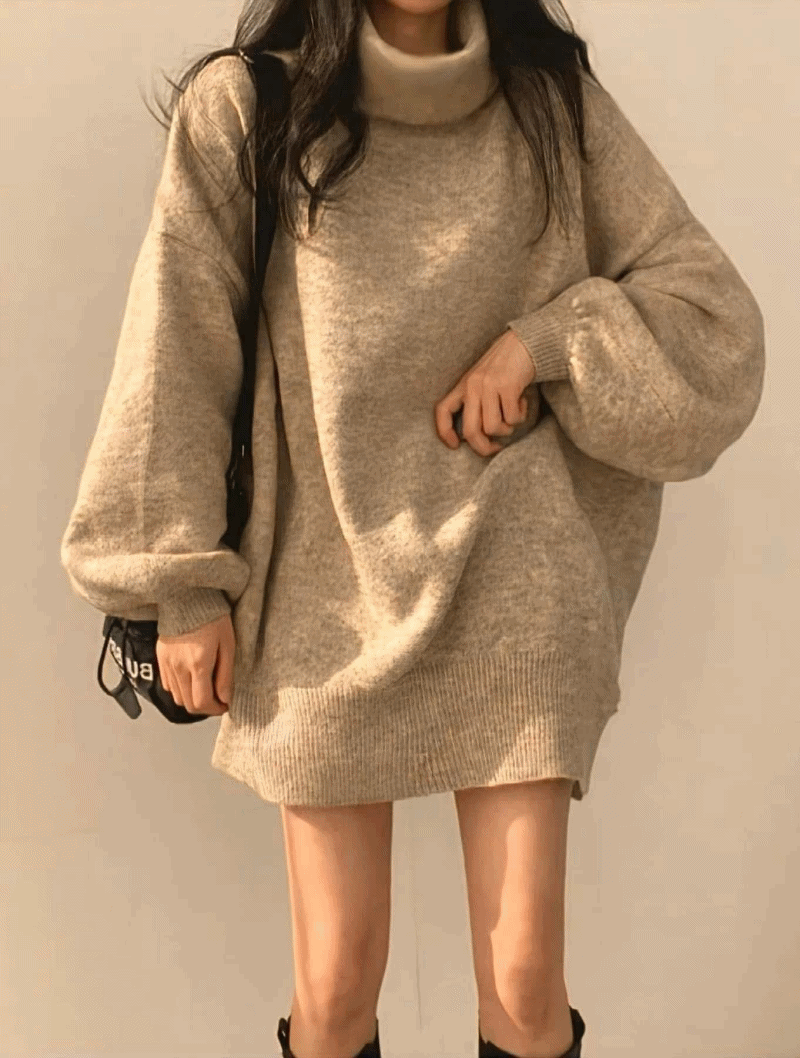 ʀ.ᴄʜ 翻領寬袖針織上衣