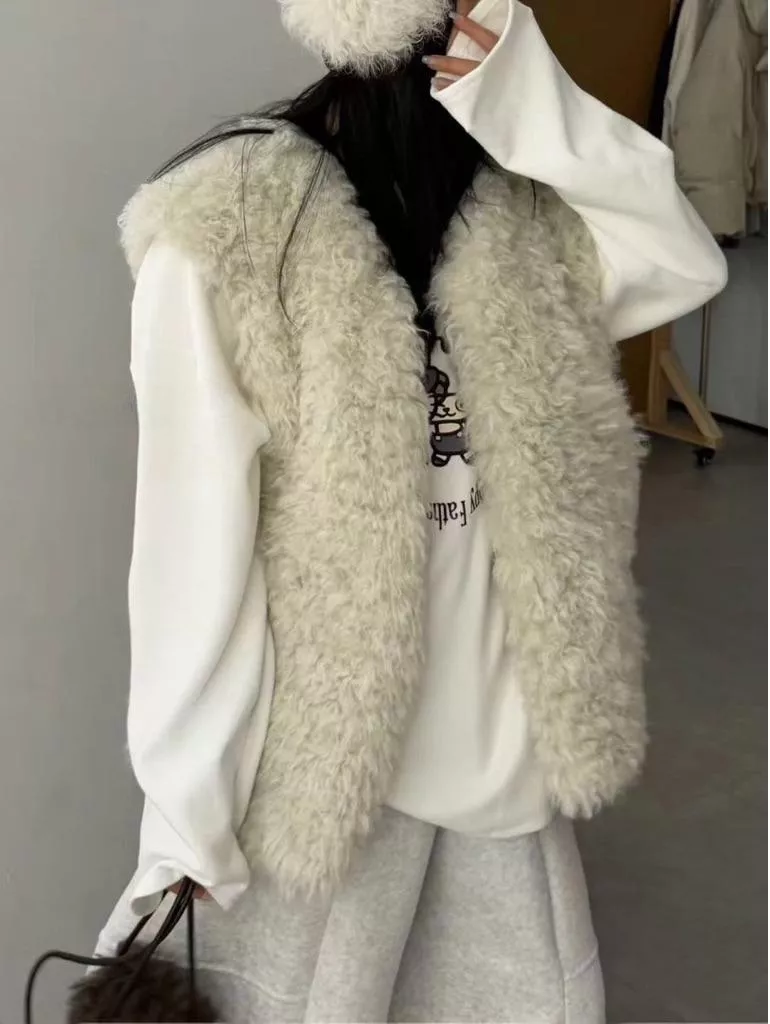 ʀ.ᴄʜ 毛毛口袋背心