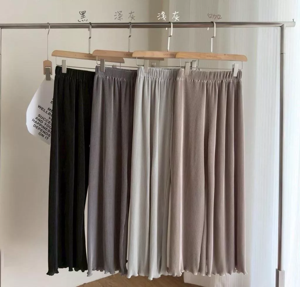 ʀ.ᴄʜ 細壓褶水母長褲