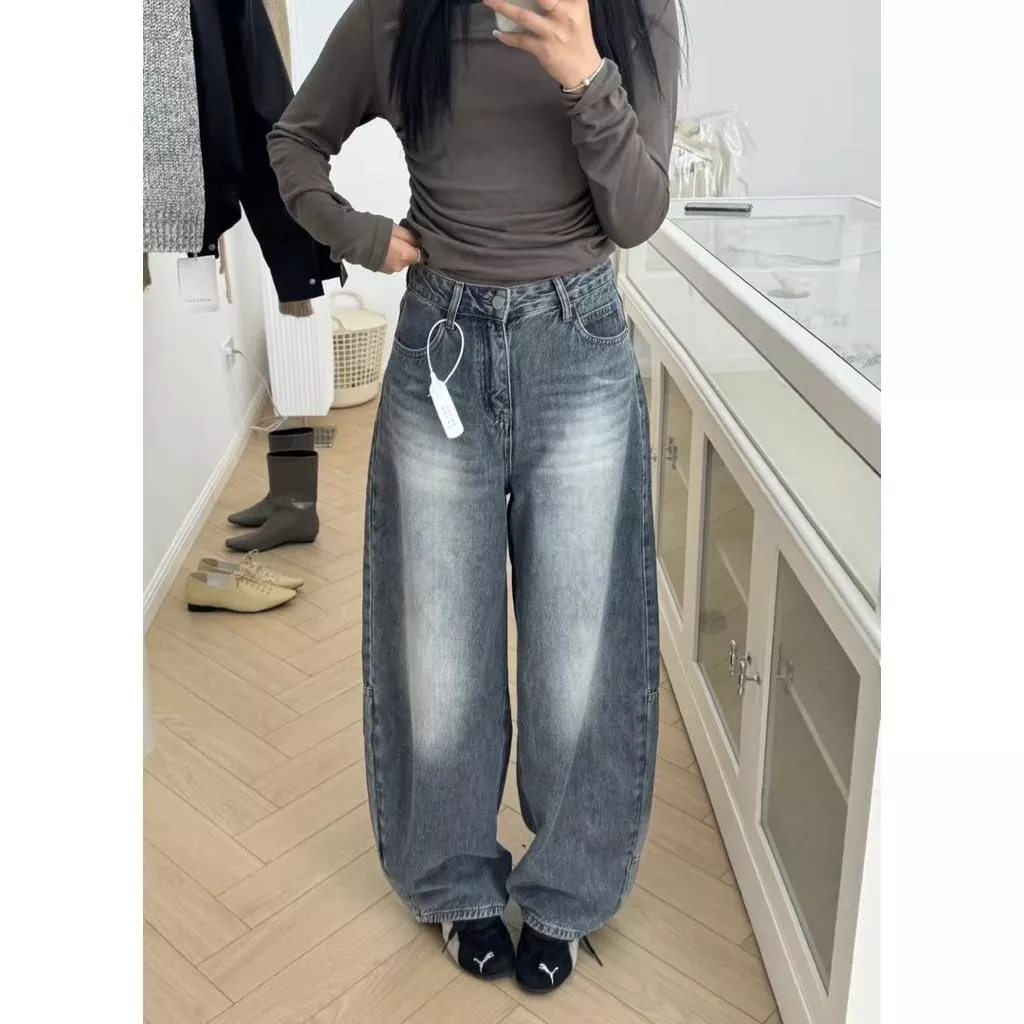 ʀ.ᴄʜ 刷色洗水牛仔長褲