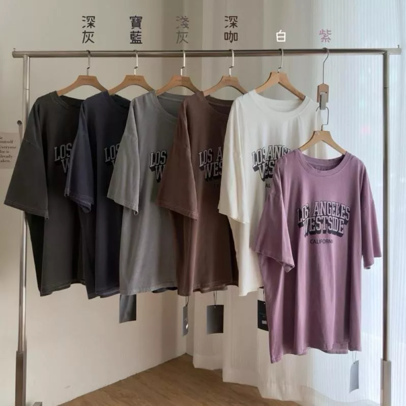 ʀ.ᴄʜ 🔥熱賣款-復古洗水棉英文T恤